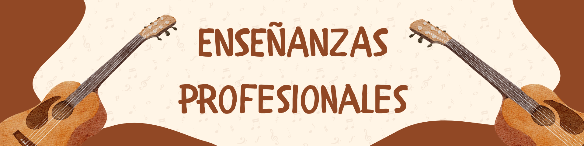 encabezado de google classroom de música ilustrativo marrón (2)