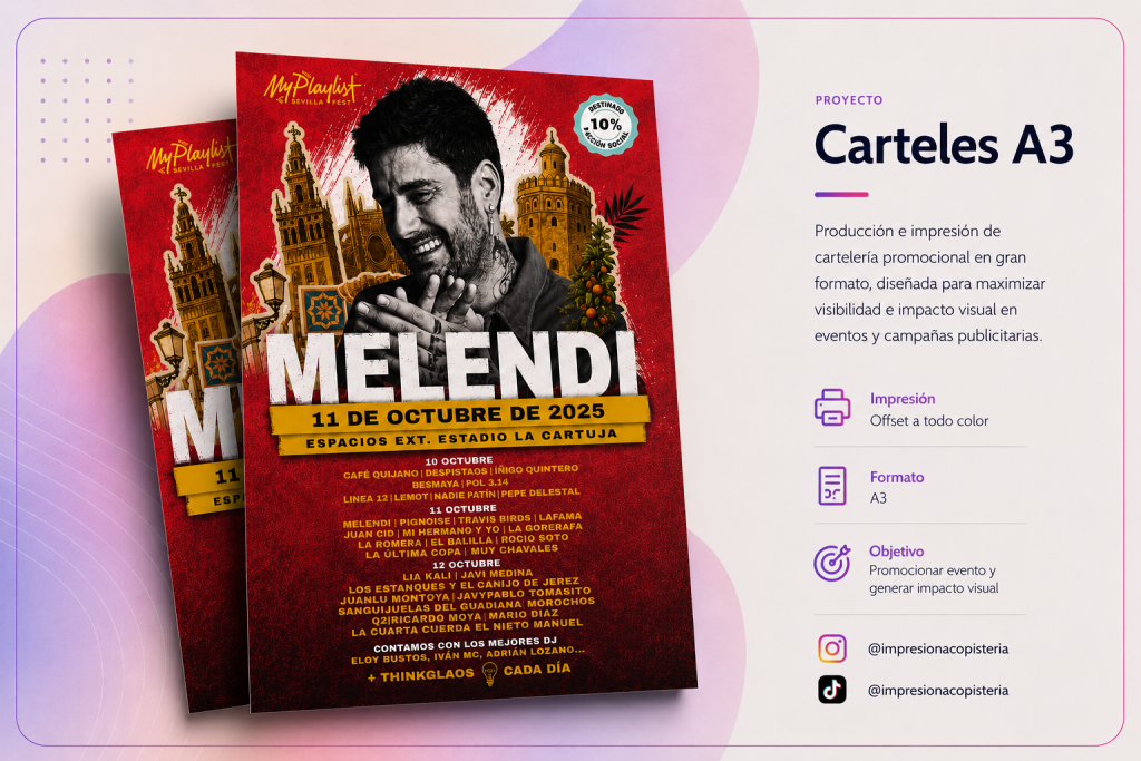 My Playlist 2025 – Carteles A3